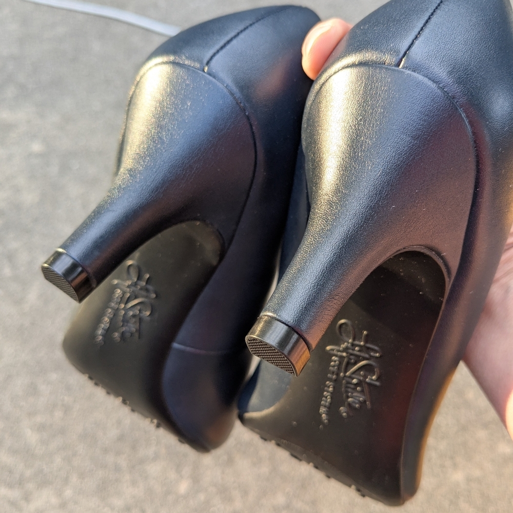 LIFE STRIDE "Parigi" High-Heel Pump, Navy, Sz 9W, NWOT!!! - Picture 5 of 6